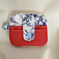 Quilted Mini Wallet Keychain