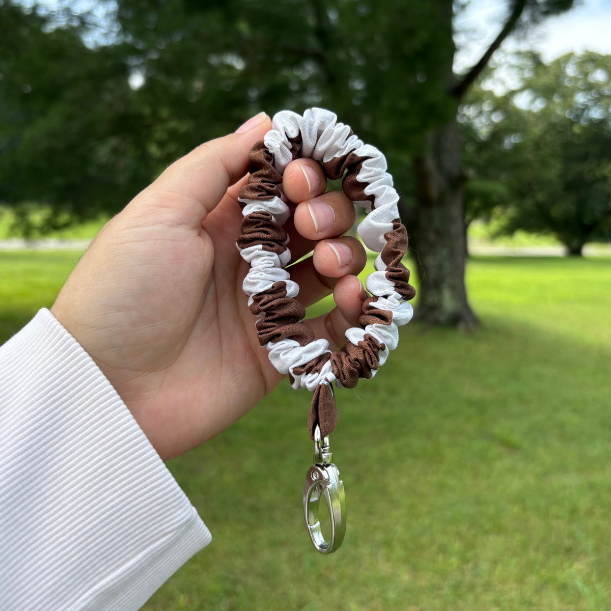 Scrunchie Wristlet Keychain