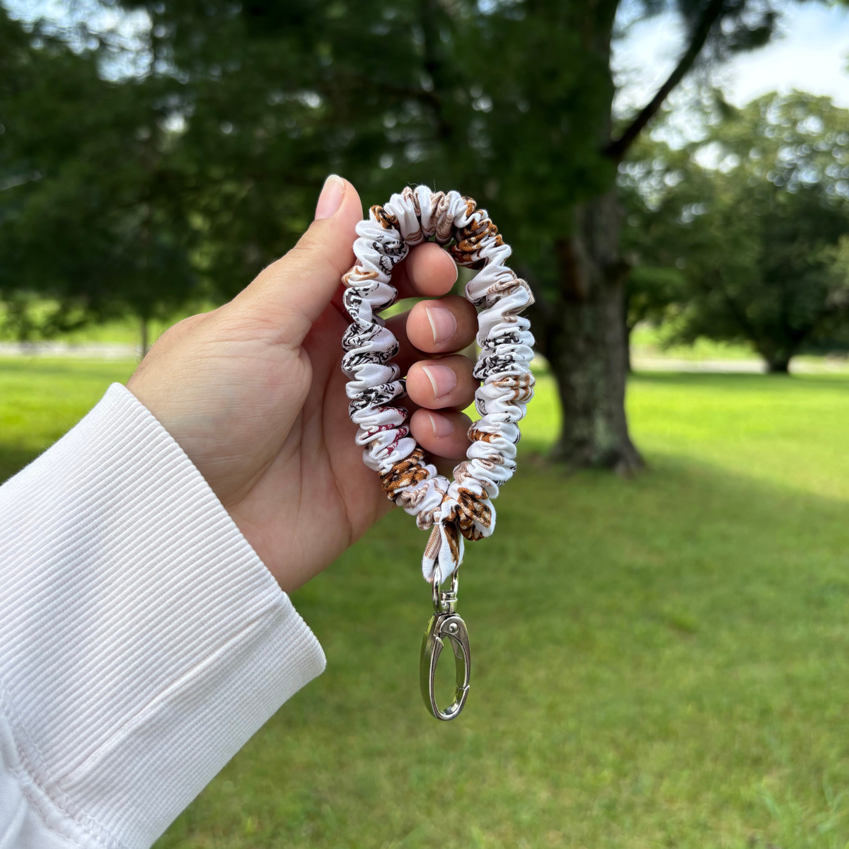 Scrunchie Wristlet Keychain